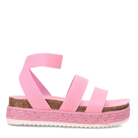 Steve Madden Kids Pink Sandals Girl’s Size 3, New in Box - Picture 1 of 11